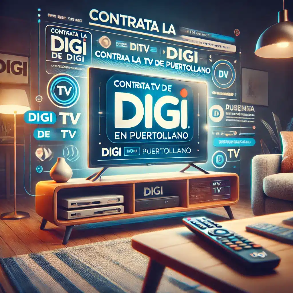 Contratar TV DIGI en Puertollano - Más de 100 canales por 7 €/mes